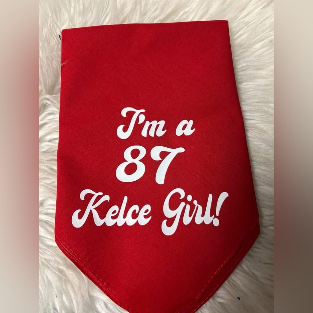 - New dog bandanna, Kansas City Chiefs